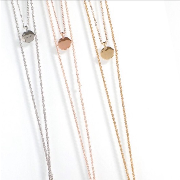 Chain necklace multi strand layered Pendant sold - Picture 7 of 7